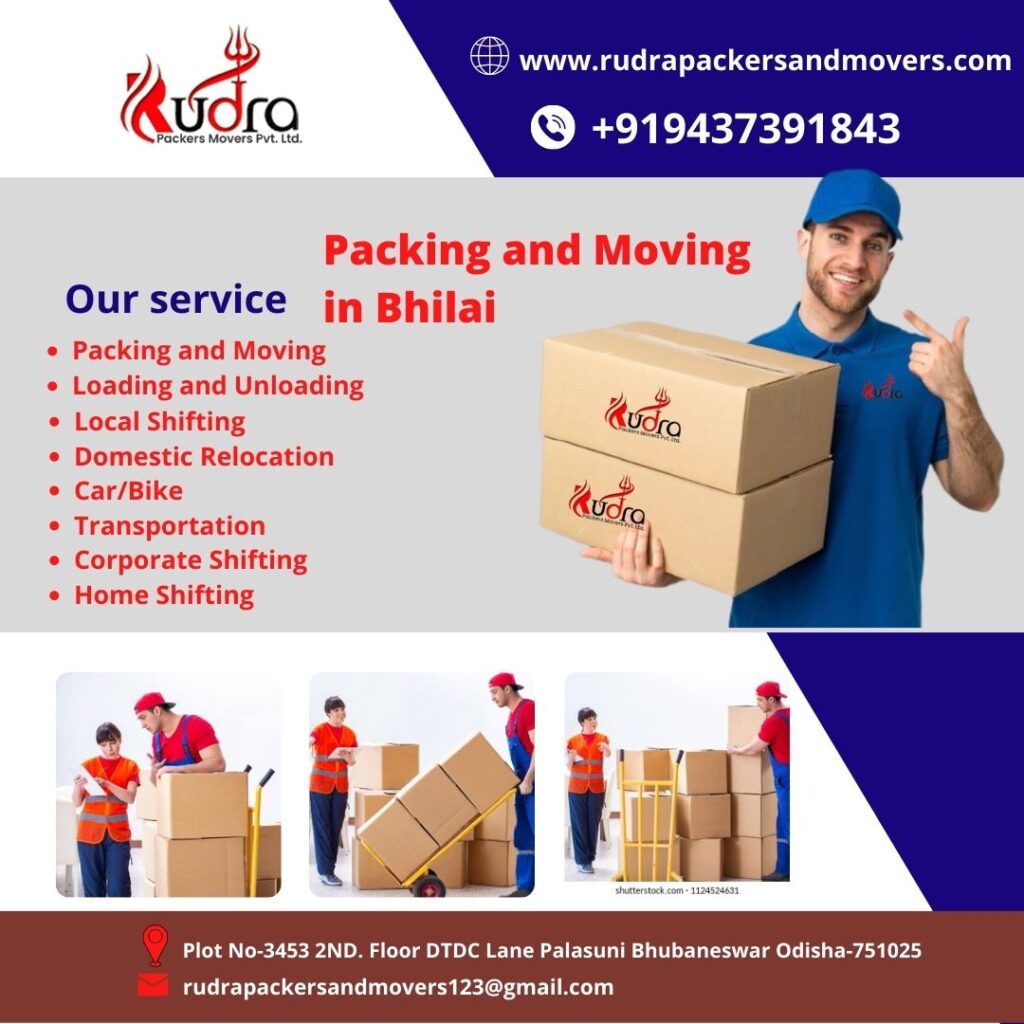 Packing and Moving in Bhilai